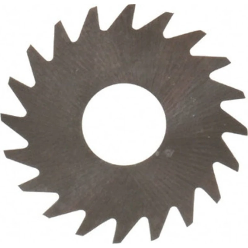 RobbJack 3/4 x 0.004, 1/4 Arbor, 20-Tooth Solid Carbide Slitting & Slotting Saw Uncoated, RH Cut, Straight Teeth, Con...